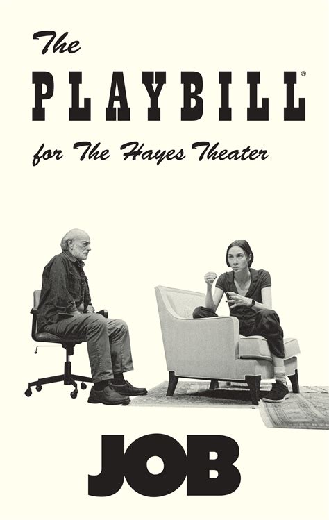 Job Broadway Helen Hayes Theatre 2024 Playbill Job Broadway Helen Hayes Theatre 2024 Playbill