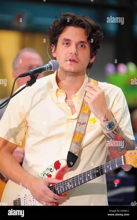 John Mayer On Stage For Nbc Today Show Concert With John Mayer Rockefeller Plaza New York Ny July 23 2010 Photo By Gregorio T Binuya Everett Collection Stock Photo Alamy