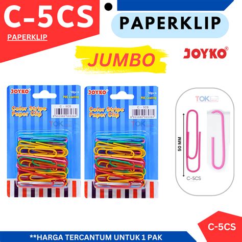 Jual Klip Kertas Warna Besar 5 Cm 50 Mm Joyko C 5Cs Color Mix Jumbo Paper Clips Clip No 5 Shopee Indonesia Jual Klip Kertas Warna Besar 5 Cm 50 Mm Joyko C 5Cs Color Mix Jumbo Paper Clips Clip No 5 Shopee Indonesia