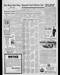 Keokuk Daily Gate City Archives Feb 5 1960 P 7