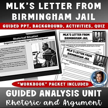 King Amp 39 S Letter From Birmingham Jail Analysis Unit Rhetoric Amp Argument Mlk Lesson King Amp 39 S Letter From Birmingham Jail Analysis Unit Rhetoric Amp Argument Mlk Lesson