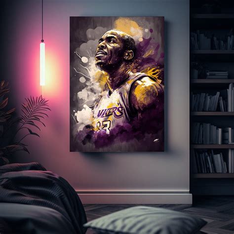 Kobe Bryant Canvas Art Artwork Of The Legendary Basketball Player For Fans And Collectors Kobe Bryant Canvas Art Artwork Of The Legendary Basketball Player For Fans And Collectors