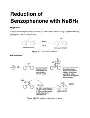 Lab 6 Report Reduction Of Benzophenone With Nabh4 In Chem2120 Studocu Lab 6 Report Reduction Of Benzophenone With Nabh4 In Chem2120 Studocu