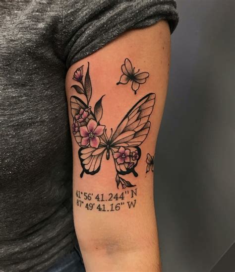 Ladies Butterfly Tattoo Designs