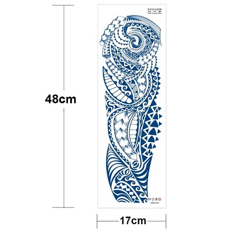 Large Arm Sleeve Tattoo Totem Tribal Juice Ink Long Lasting Waterproof Temporary Tattoo Sticker Men Tatoo Fake Body Art Transfer Aliexpress