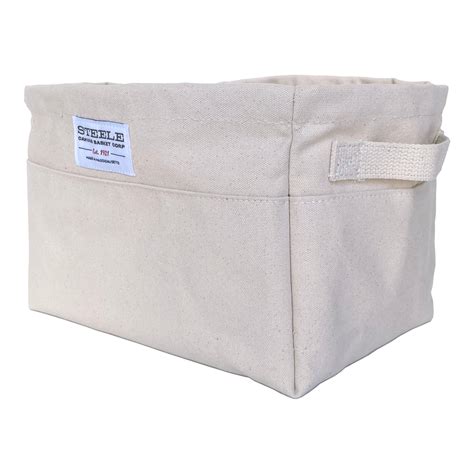 Large Canvas Storage Bin Steele Canvas Basket Corp Large Canvas Storage Bin Steele Canvas Basket Corp