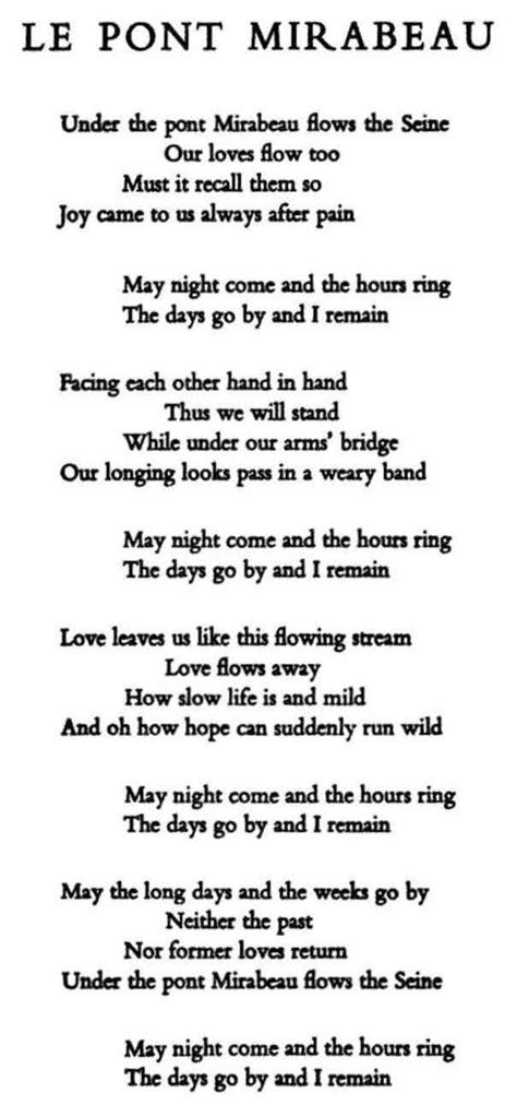 5 Tips Le Pont Mirabeau