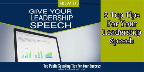 Leadership Speech 5 Tips For Your New Year Leaders Speech