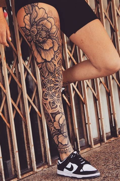 7 Leg Sleeve Tattoo Designs
