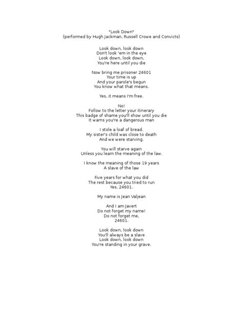 Les Miserables Lyrics Of Songs Les Mis Rables Les Miserables Lyrics Of Songs Les Mis Rables