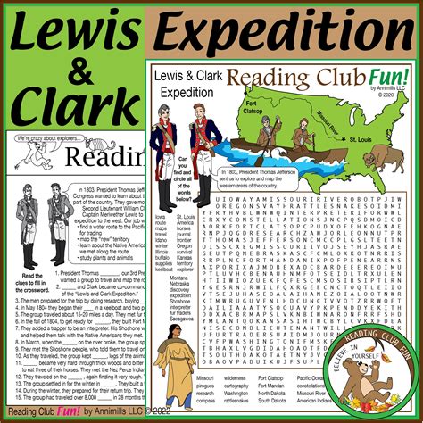 Lewis And Clark American Expedition Facts Amp Worksheets For Kids