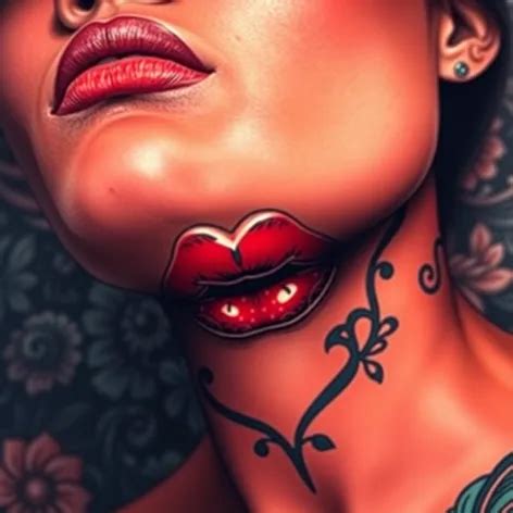 Lips On Neck Tattoo Image Free Ai Generator Makepix Lips On Neck Tattoo Image Free Ai Generator Makepix