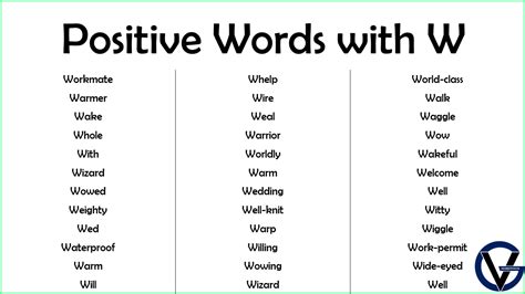 List Of Positive Words Starting With W Grammarvocab List Of Positive Words Starting With W Grammarvocab
