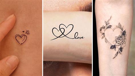 Love Heart Shape Tattoo