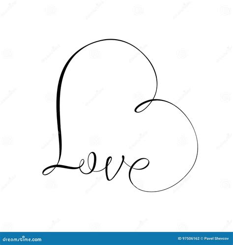 Love Symbol Stock Vector Illustration Of Line Card 97506162 Love Symbol Stock Vector Illustration Of Line Card 97506162