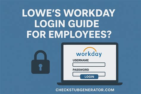 Lowes Workday Login Guide For Employees