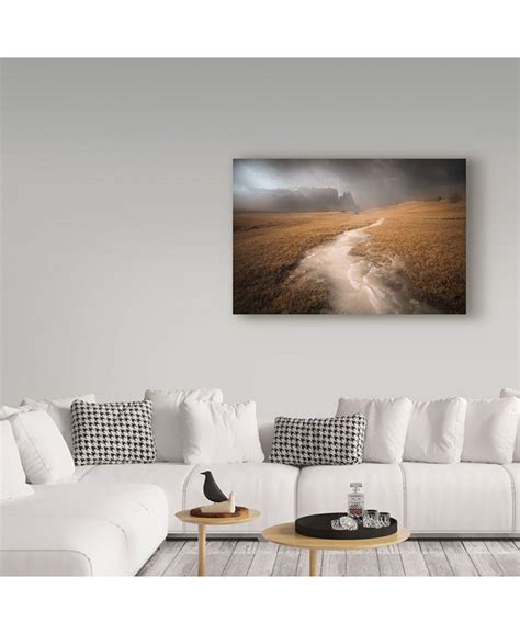 Luca Rebustini Amp 39 Icy Ways Amp 39 Canvas Art 32 Amp Quot X22 Amp Quot Contemporary Prints And Posters By Trademark