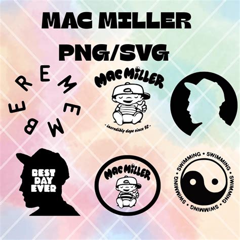 Mac Miller Png Svg Bundle Rapper Sticker Design Digital Download Etsy Israel