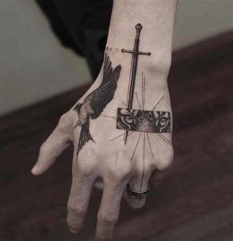 5 Male Hand Tattoos