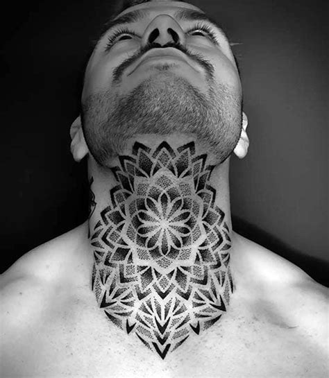 Mandala Geometric Neck Tattoo Full Neck Piece Black And Get Tattoo Inspired Design And Fresh Ink For My Fiend Mandala Geometric Neck Tattoo Full Neck Piece Black And Get Tattoo Inspired Design And Fresh Ink For My Fiend