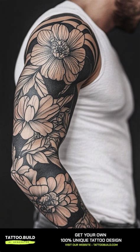 Manly Flower Tattoo Ink A Masculine Charm The Hangout Tattoo Studios