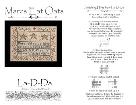 Mares Eat Oats La D Da