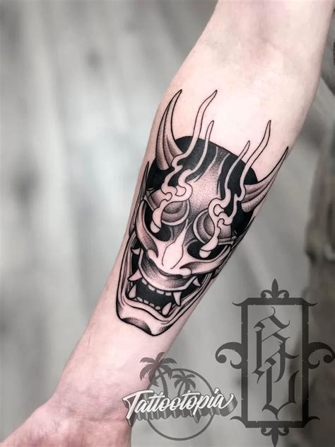 Japanese Mask Tattoo Designs