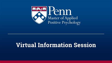 Master Of Applied Positive Psychology Virtual Information Session Penn Professional Staff Assembly Master Of Applied Positive Psychology Virtual Information Session Penn Professional Staff Assembly
