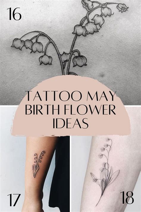 May Birth Flower Tattoo Ideas Lily Of The Valley Tattoo Glee May Birth Flower Tattoo Ideas Lily Of The Valley Tattoo Glee
