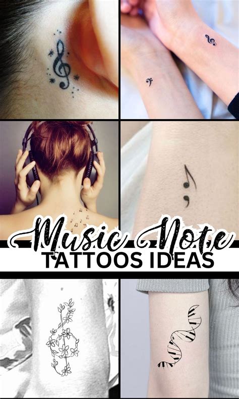 Meaning Of Music Note Tattoo Behind The Ear And Design Ideas On Your Journey Meaning Of Music Note Tattoo Behind The Ear And Design Ideas On Your Journey