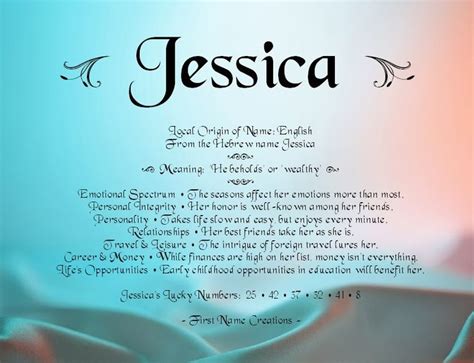 Meaning of Jessica