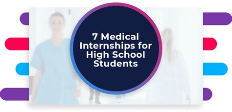 Medical Internships For High School Students Medical Internships For High School Students