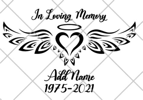 Memorial Heart Tattoos Printable Calendars At A Glance
