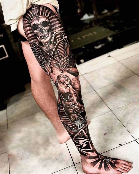 5 Men Leg Tattoos