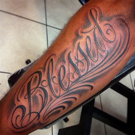 Mens Blessed Forearm Tattoos At Jaime Trujillo Blog