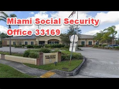 Miami Social Security Office 33169 Youtube