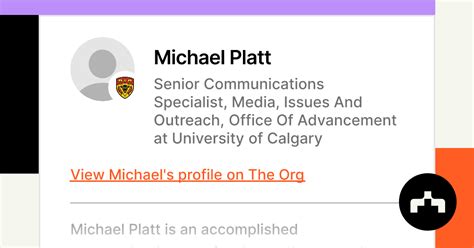Michael Platt Senior Communications Specialist Media Issues And Outreach Office Of