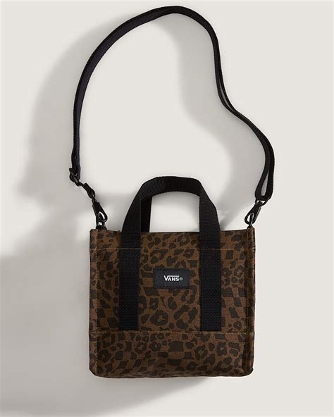 Micro Pergs Tote Bag In Brown Vans Uk