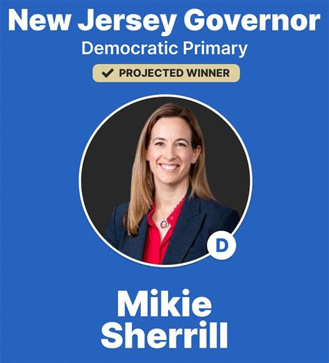 Mikie Sherrill Wins Democratic Primary For Nj Governor Mikie Sherrill Wins Democratic Primary For Nj Governor
