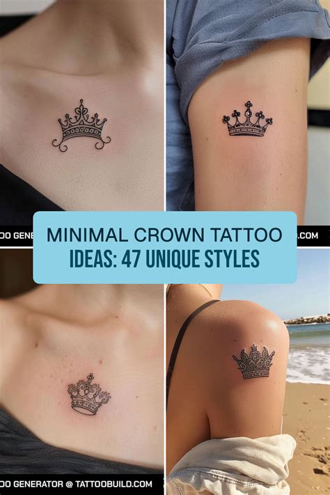 Minimal Crown Tattoo Ideas 47 Unique Styles Minimal Crown Tattoo Ideas 47 Unique Styles