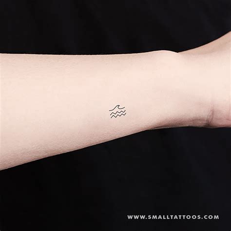 Minimalist Sea Temporary Tattoo Set Of 3 Small Tattoos Minimalist Sea Temporary Tattoo Set Of 3 Small Tattoos