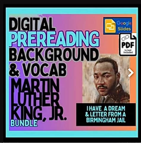 Mlk Lessons Bundle I Have A Dream Birmingham Jail Google Slides Mlk Lessons Bundle I Have A Dream Birmingham Jail Google Slides