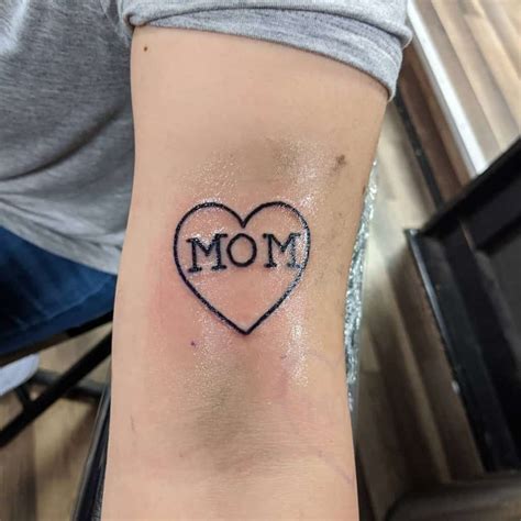 Mom Heart Tattoos For Girls