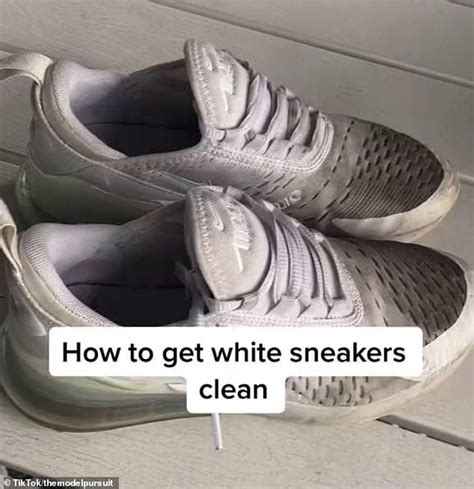 Mum Reveals Her Three Step Secret To Cleaning Filthy White Sneakers Cleaning Sneakers Clean Mum Reveals Her Three Step Secret To Cleaning Filthy White Sneakers Cleaning Sneakers Clean