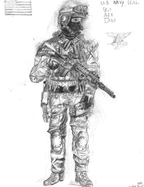 Navy Seal Art Drawing Drawing Skill Navy Seal Art Drawing Drawing Skill