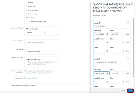 New Amp Quot Assign To Amp Quot Workflow Canvas At Georgetown