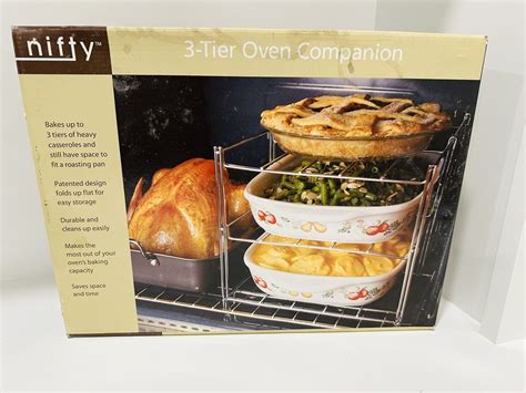 Nifty Home Products Oven Companion 3 Tier Oven Rack Baking 14 5X11x10 5 New Box Ebay