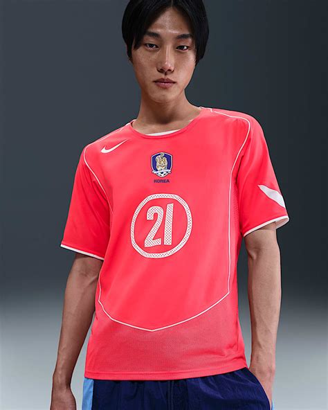 Nike South Korea 2004 Re Issue Shirt With Ji Sung Park 21 Laser Crimson White White Mens Replica Pro Direct Soccer Nike South Korea 2004 Re Issue Shirt With Ji Sung Park 21 Laser Crimson White White Mens Replica Pro Direct Soccer