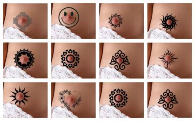 Nipple Belly Button Ring Set Of 3 Temporary Tattoo Breast Navel Decoration Ebay Uk Nipple Belly Button Ring Set Of 3 Temporary Tattoo Breast Navel Decoration Ebay Uk