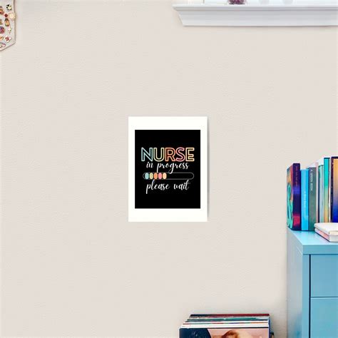Nurse Life Black Text Rn Registered Nurse Poster For Sale By Caitu Redbubble